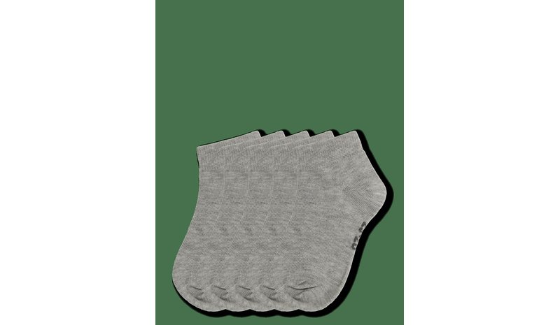 MINYMO Ankle Sock Low Cut (5-Pack) - LIGHT GREY MELANGE - 27\30 – kuva 1/2