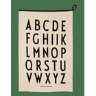 DESIGN LETTERS Premium Classic Tea Towel - NATURAL / BLACK - 50X 70 cm