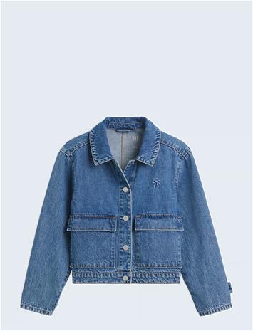 GAP Kids Denim Patch Pocket Jacket - MEDIUM WASH - 164/176 – kuva 1/2