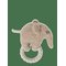 SMALLSTUFF Rattle, Elephant, Merino Wool, Powder - NATURE - One Size – kuva 1