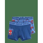 LINDEX 2-Pack Spiderman Boxer Shorts - DARK BLUE - 134/140