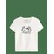 LINDEX Hello Kitty Short-Sleeved Top - OFF WHITE - 170 – kuva 1