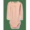 WHEAT Rib Body L/S Lotta - ROSE CLOUD - 68 – kuva 1