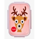 3 SPROUTS Lunch Box - PINK - DEER - 22X14X6.5 cm
