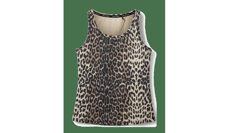 SOFIE SCHNOOR YOUNG Janetsy Top - LEOPARD - 164 – kuva 1/2