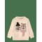 MANGO Knit Embroidered Sweater - LIGHT BEIGE - 3-4 – kuva 1