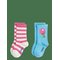 MINI RODINI Table Tennis 2-Pack Socks - MULTI - 16/19 – kuva 1