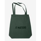 THE ORGANIC COMPANY It Matters Bag - 400 DARK GREEN - One Size