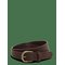 MANGO Faux-Leather Belt - BROWN - S – kuva 1