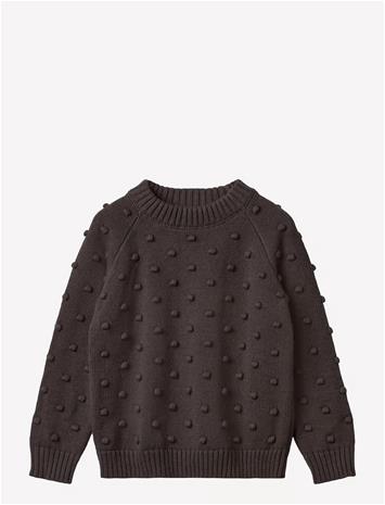 FLIINK Bon Cashmere Dot Pullover - COFFEE BEAN - 1-1.5Y(85 cm) – kuva 1/2