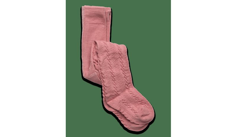 MINYMO Baby Stocking W.effect On Back - ASH ROSE - 80\86 – kuva 1/2