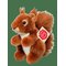TEDDY HERMANN Squirrel 14 Cm - RED - 14 cm – kuva 1