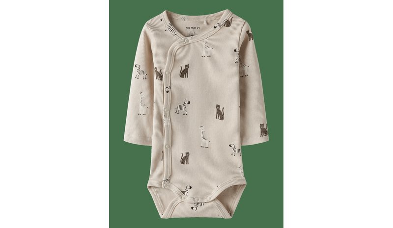 NAME IT Nbntolla Ls Wrap Body - SUMMER SAND - 86 – kuva 1/2