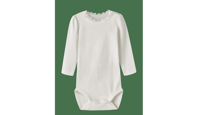 NAME IT Nbfnia Ls Body - CLOUD DANCER - 74 – kuva 1/2