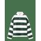 MANGO Oversized Striped Polo Sweatshirt - DARK GREEN - 164 – kuva 1