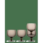 SAGAFORM Billi Wine Glass Rpet, 4-Pcs - BROWN - 35 CL