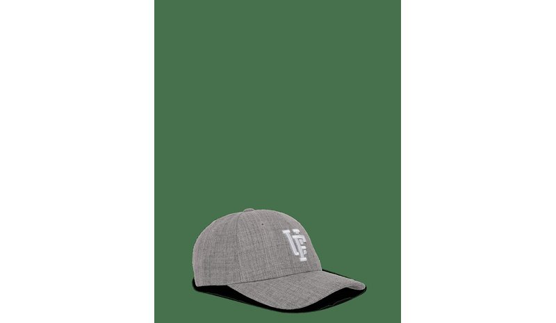 UPFRONT Spinback Baseball Cap - Crown 4 - LT GREY MEL WHITE - One Size – kuva 1/2