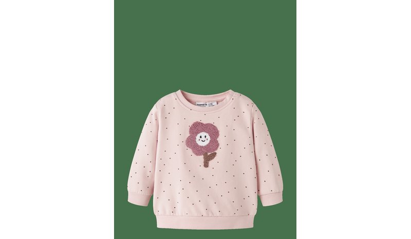 NAME IT Nbfluelle Ls Sweat Bru - LOTUS - 62 – kuva 1/2