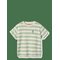WHEAT T-Shirt S/S Liam - MINT STRIPE - 110 – kuva 1