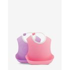 TWISTSHAKE Twistshake Bib - PASTEL PINK PURPLE - One Size