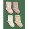 LINDEX Sock 4P Rib Solid - LIGHT DUSTY PINK - 22/24 – kuva 1