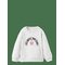 MANGO Printed Cotton Sweatshirt - LT PASTEL GREY - 92 – kuva 1