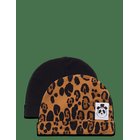 MINI RODINI Basic Leopard Baby Beanie 2-Pack - MULTI - 40-42