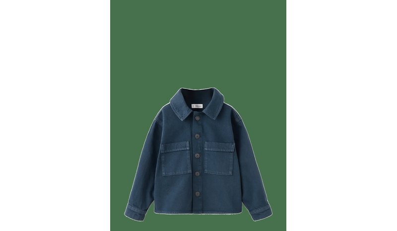 MANGO Denim Jacket Pockets - NAVY - 104 – kuva 1/2