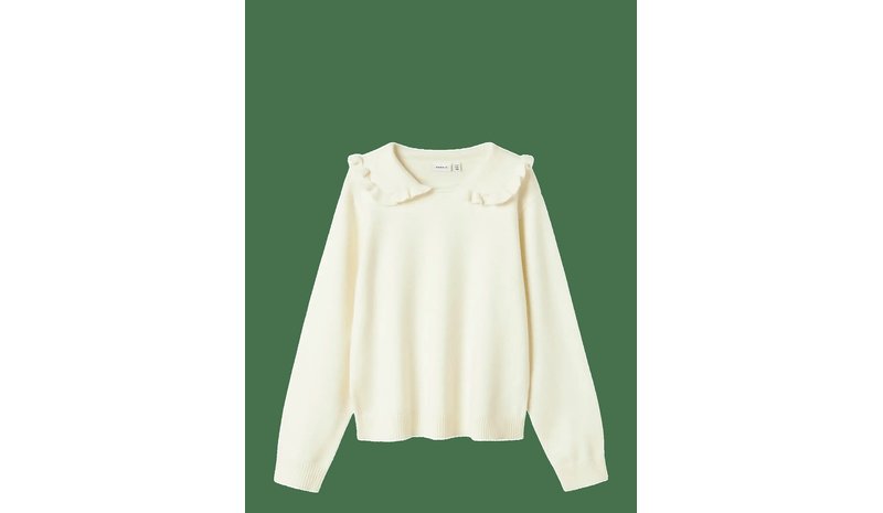 NAME IT Nkfnelia Ls Knit - CLOUD DANCER - 116 – kuva 1/2