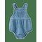 MANGO Denim Cotton Romper - OPEN BLUE - 6-9M – kuva 1