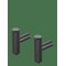 BLOMUS Set 2 Wall Hooks - Rof - BLACK - 1X4 cm – kuva 1