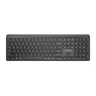 Gembird KB-WPS-03 näppäimistö Office RF Wireless + Bluetooth QWERTY Kansainvälinen (US) Musta KB-WP