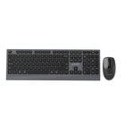 Gembird KBS-WPS-02 näppäimistö Sisältää hiiren Koti /Toimisto RF Wireless + Bluetooth QWERTY Kansainvälinen (US) Musta KBS-W