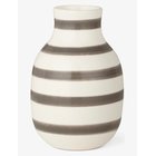 KÄHLER Omaggio Vase H12.5 Cm Warm Grey - WARM GREY - H12.5 cm