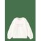 MANGO Embroidered Cotton Sweatshirt - NATURAL WHITE - 110 – kuva 1