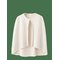 MANGO Lurex Knitted Cape - LT PASTEL BROWN - 116 – kuva 1