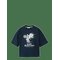 MANGO Sonic Cotton T-Shirt - NAVY - 116 – kuva 1