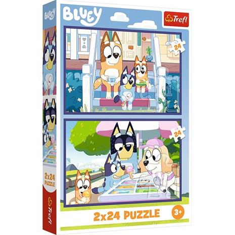 Trefl Bluey Palapelit 2x24 Palaa – kuva 3/5
