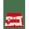 MOOMIN Snäckstrand Shorts - RED - 116 – kuva 1