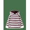 MANGO Striped Hooded Sweatshirt - DARK RED - 98 – kuva 1