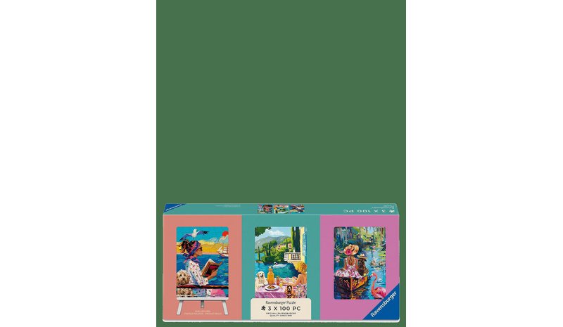 RAVENSBURGER Have Dog, Will Travel 3X100P - MULTI COLOURED - One Size – kuva 1/2