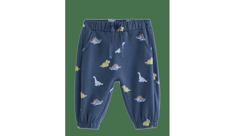 LINDEX Joggers With Dinosaurs - DARK BLUE - 104 – kuva 1/2