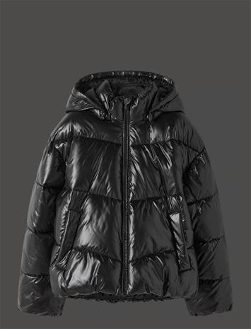NAME IT Nkfmiki Puffer Jacket - BLACK - 134 – kuva 1/2
