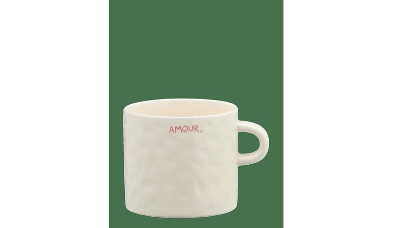 ANNA + NINA Amour Mug - WHITE - 50 CL – kuva 1/2