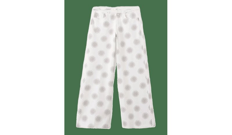 MANGO Low-Rise Printed Jeans - LIGHT BEIGE - 32 – kuva 1/2
