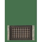 NOBLE HOUSE Door Mat Check Brown 60X90 - BLACK - 60X90 cm