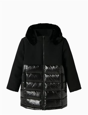 NAME IT Nkfmarol Jacket Long1 - BLACK - 134 – kuva 1/2