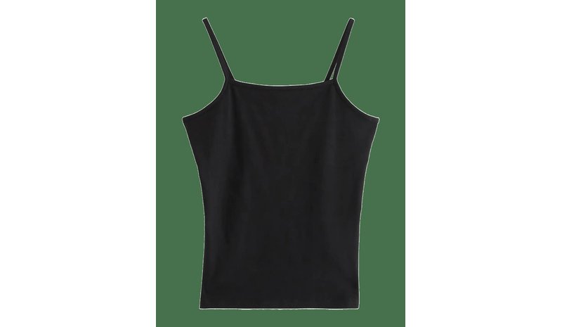LINDEX Top Strap Tank Top - BLACK - 134/140 – kuva 1/4