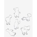 METTE DITMER Rasmus Klump Cake Forms Set - METAL - One Size