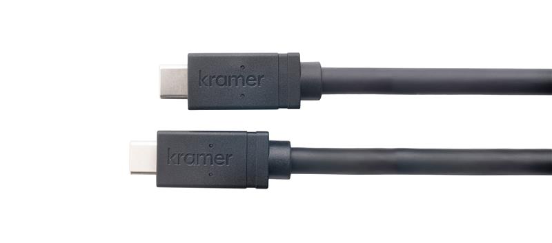 Kramer Electronics CA–U32/FF–10 USB-kaapeli USB 3.2 Gen 2 (3.1 Gen 2) 3 m USB C Musta 96-02